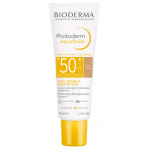 Bioderma Photoderm Aquafluide apsauginė priemonė nuo saulės, auksinis atspalvis, SPF50+, 40 ml