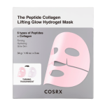 Cosrx The Peptide Collagen Lifting Glow hidrogelio kaukė, 3 vnt.