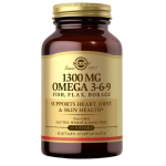 Solgar omega 3-6-9 1300 mg, 60 kaps.
