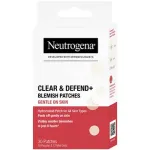 Neutrogena Sensitive Clear & Defend+ Blemish Patches &ndash; pleistrai nuo spuogų