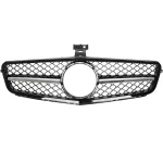 Priekinės grotelės Mercedes-Benz W204 (07-14), juodos su chromu