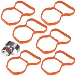Sūkurinių sklendžių aklių ir tarpinių komplektas BMW F01 / F02 / F03 / F04 (2008&ndash;2015 m.) N57 D30 (7 vnt.)