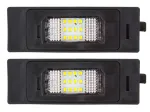 LED valstybinio numerio ap&scaron;vietimo žibintai BMW E63 E64 E81 E85 E87, komplektas (2 vnt.)