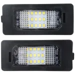 LED valstybinio numerio ap&scaron;vietimo žibintai BMW E39 E60 E61 E70 E82 E88, komplektas (2 vnt.)