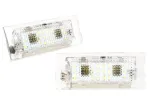 LED valstybinio numerio ap&scaron;vietimo žibintai BMW X5 E53 X3 E83, komplektas (2 vnt.)