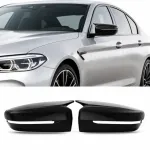 Veidrodėlių dangteliai M-Look BMW G20 / G22 / G30 / G11 / G15, juodi blizgūs