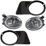 Priekiniai rūko žibintai su rėmeliais BMW E39 M-Sport (1996&ndash;2003 m.), kairė ir de&scaron;inė, 4 dalių komplektas