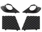 Rūko žibintų rėmelių ir bamperio grotelių komplektas BMW E60 E61 (2003&ndash;2010 m.) (4 vnt.)