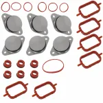 Įsiurbimo kolektoriaus sūkurinių sklendžių aklės BMW M57, su tarpinėmis, 32 mm