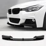 Priekinis bamperio pažeminimas Performance BMW F30 / F31, juodas blizgus
