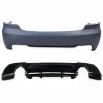 Galinis bamperis M-Sport BMW E92 / E93 (06-13) su Performance difuzoriumi (1x1), su PDC