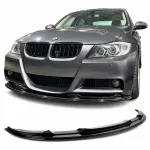 Priekinio bamperio R stiliaus pažeminimas BMW E90 / E91 (05-08) PRE-LCI, juodas blizgus