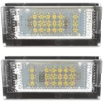 LED valstybinio numerio ap&scaron;vietimo žibintai BMW E46 (1998&ndash;2005 m.), komplektas (2 vnt.)