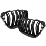 Priekinės grotelės Performance BMW F10 / F11 5 Serijai (10-17), dvigubos blizgios