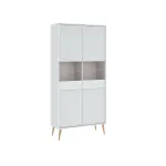 Vitrina &bdquo;Barcelona&ldquo; 4D - Balta