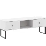 TV staliukas LINEA LOWBOARD 2S - Balta