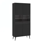 Vitrina &bdquo;Barcelona&ldquo; 4D - Antracitas