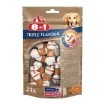 8in1 skanėstas &scaron;unims - kramtomasis kaulas su vi&scaron;tienos filė &bdquo;Triple Flavour&ldquo; XS 294 g N21