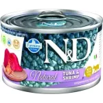 N&D CAT NATURAL TUNA SHRIMP 140 g