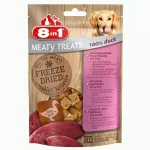 8in1 skanėstas &scaron;unims - Meaty Treats su 100 % antienos krūtinėle 50 g