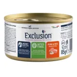 EXCLUSION Intestinal konservai katėms su kiauliena ir ryžiais 85 g