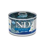 N&D DOG OCEAN CODFISH SQUID MINI 140 g