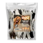 UNIQ PETS dog snacks rabbit ears with fur - Gardėsis &scaron;unims triu&scaron;ių ausys su kailiu 300 g