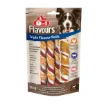 8in1 skanėstas &scaron;unims - kramtomasis ritinys su vi&scaron;tienos filė &bdquo;Triple Flavour Rolls&ldquo; 113 g N3
