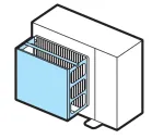 Mitsubishi Electric PAC-SH63AG-E-S &ndash; Apsaugos (vėsinimui iki -15oC)