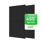 Jinko JKM455N-48HL4M-DB &ndash; 455 W pilnai juodas dvigubo stiklo saulės modulis