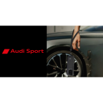 Audi uniwersalna smycz do telefonu 28cm 10mm Leather szary|gray