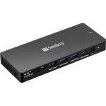 Sandberg 136-61 knyginių kompiuterių dokas / jungčių replikatorius Vielinis USB 3.2 Gen 1 (3.1 Gen 1) Type-C Pilka