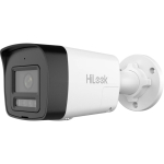 HiLook &bdquo;HiLook&ldquo; kulkos formos objektyvas IPC-B180HAP-LUF/SL F2.8 (balta, 8 MP, 30 m IR, 30 m LED, garsinis signalas)