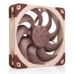 Noctua NF-A12X25 G2 LS-PWM Kompiuterio au&scaron;inimo sistema Kompiuterio korpusui Ventiliatorius 12 cm Rusvai gelsvas 1 vnt