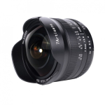 7Artisans 7.5mm F2.8 Mark II MILC &bdquo;Žuvies akies&ldquo; objektyvas Juoda