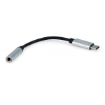 Equip 133474 mobiliojo telefono laidas Juoda, Sidabras 0,15 m USB-C 3,5 mm
