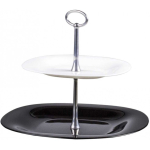 Dajar Tortinė dwupoziomowa Carine 28 cm balta ir-juoda LUMINARC