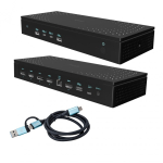 i-tec CA5MONITORDOCKPD knyginių kompiuterių dokas / jungčių replikatorius Vielinis USB 3.2 Gen 1 (3.1 Gen 1) Type-C Juoda