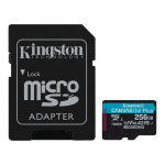 Kingston Technology Kingston Technology Canvas Go! Plus 256 GB MicroSD UHS-I Klasės 10