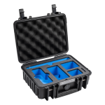 BW Outdoor Case Type 1000 for Insta360 X4, juodas
