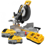 DeWALT Akumuliatorinė diskinių pjūklas, 305 mm, 2x8Ah, 18V XR, DEWALT [DCS782XW2-QW]