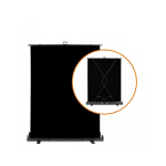 Walimex 23076 fotografinis fonas Audinys Monochromatinis Juoda