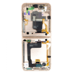 Samsung LCD display + Touch + Front Cover Unit Samsung F721 Galaxy Z Flip 4 5G Rožinė (Service Pack)