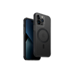 Uniq Dėklas UNIQ etui Combat iPhone 14 Pro 6,1" Magclick Charging juoda|concrete charcoal