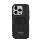 Audi Synthetic Leather MagSafe iPhone 14 Pro Max 6.7" czarny|bla