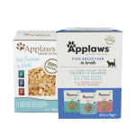 APPLAWS žuvies pasirinkimo multipakė - &scaron;lapias kačių maistas - 12x70g