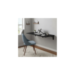 Spacetronik Sulankstomas sieninis stalas SPB149B 100&times;40 cm juodas