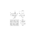 Duravit WC pastatomas su dangčiu Duravit DuraSola, 40610900A9