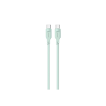 USAMS Kabelis USB Usams Kabelis USB-C na USB-C PD Fast Charging 1,2m 100W Lithe Series žalias/žalias SJ567USB04 (US-SJ567)