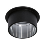 Įmontuojamas LED &scaron;viestuvas 6W juodas matinė #&Scaron;lifuotas plienas IP44 GIL